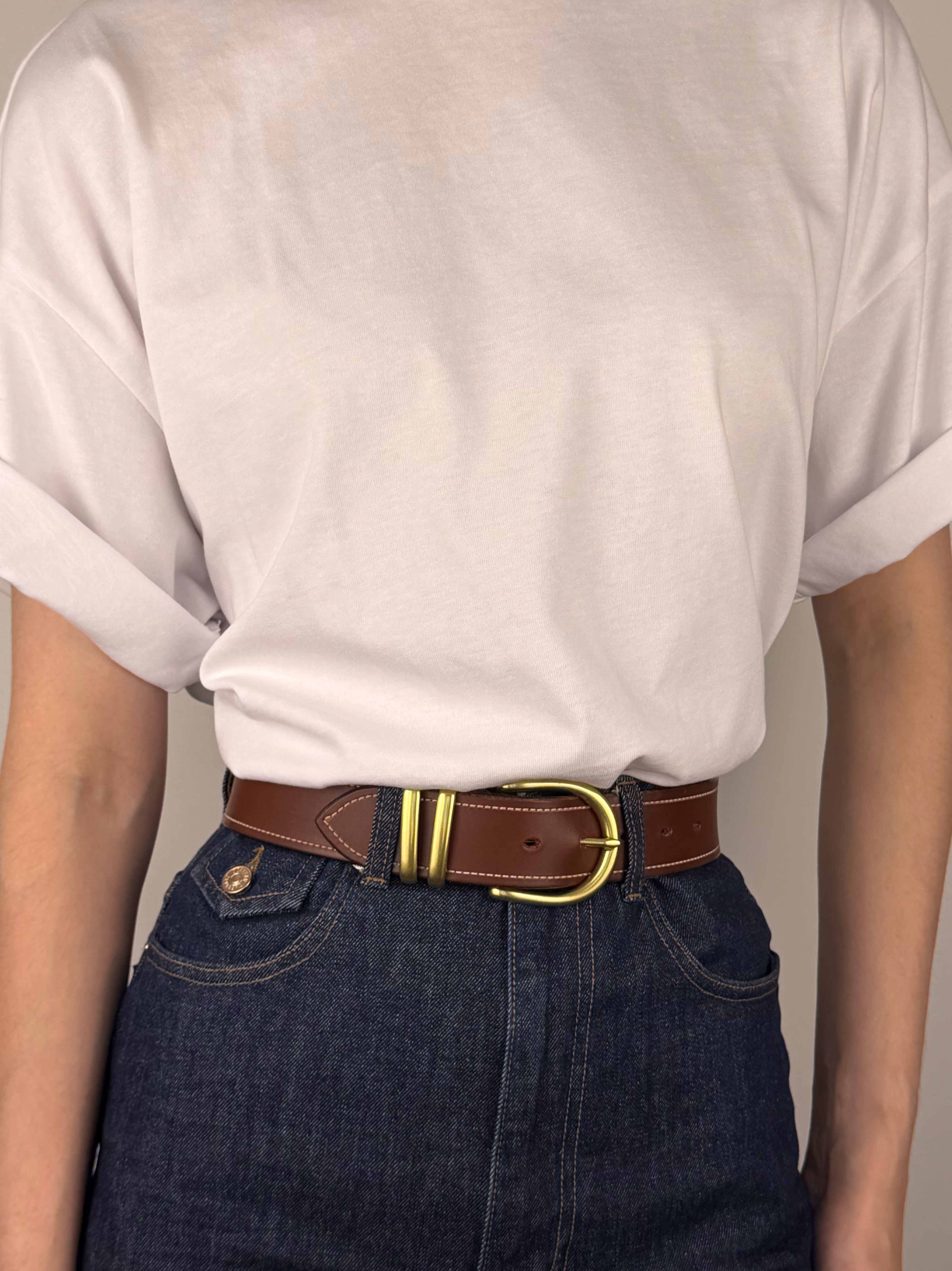 Marlow Brown & Gold Brass